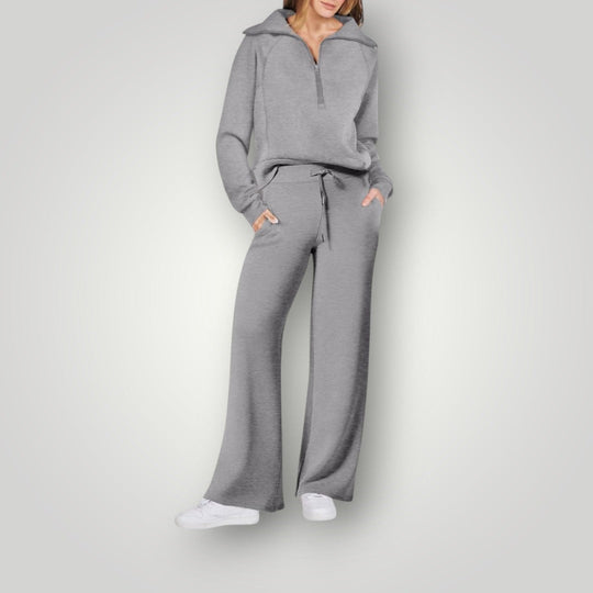 Dames Loungewear Set | Sweater & Broek | Zachte Stretchstof | Casual & Thuis