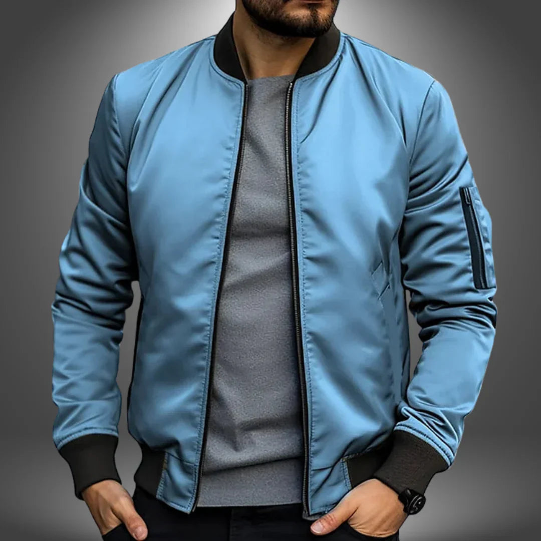 Lichte Bomberjack voor Heren | Casual Windbreaker Stijl | Comfortabele & Functionele Jas