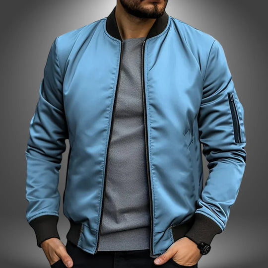 Lichte Bomberjack voor Heren | Casual Windbreaker Stijl | Comfortabele & Functionele Jas