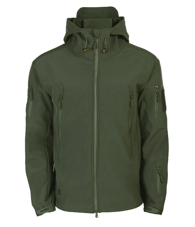 Heren Gewatteerde Outdoor Jas | Hoge Kraag & Frontsluiting | Geschikt voor Herfst en Winter