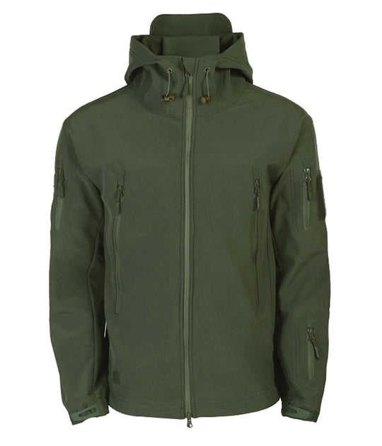 Heren Gewatteerde Outdoor Jas | Hoge Kraag & Frontsluiting | Geschikt voor Herfst en Winter