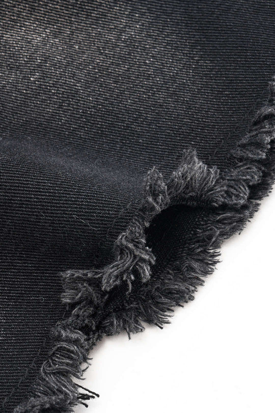 Denim Vervaagde Wijde Pijpen Zak Jeans