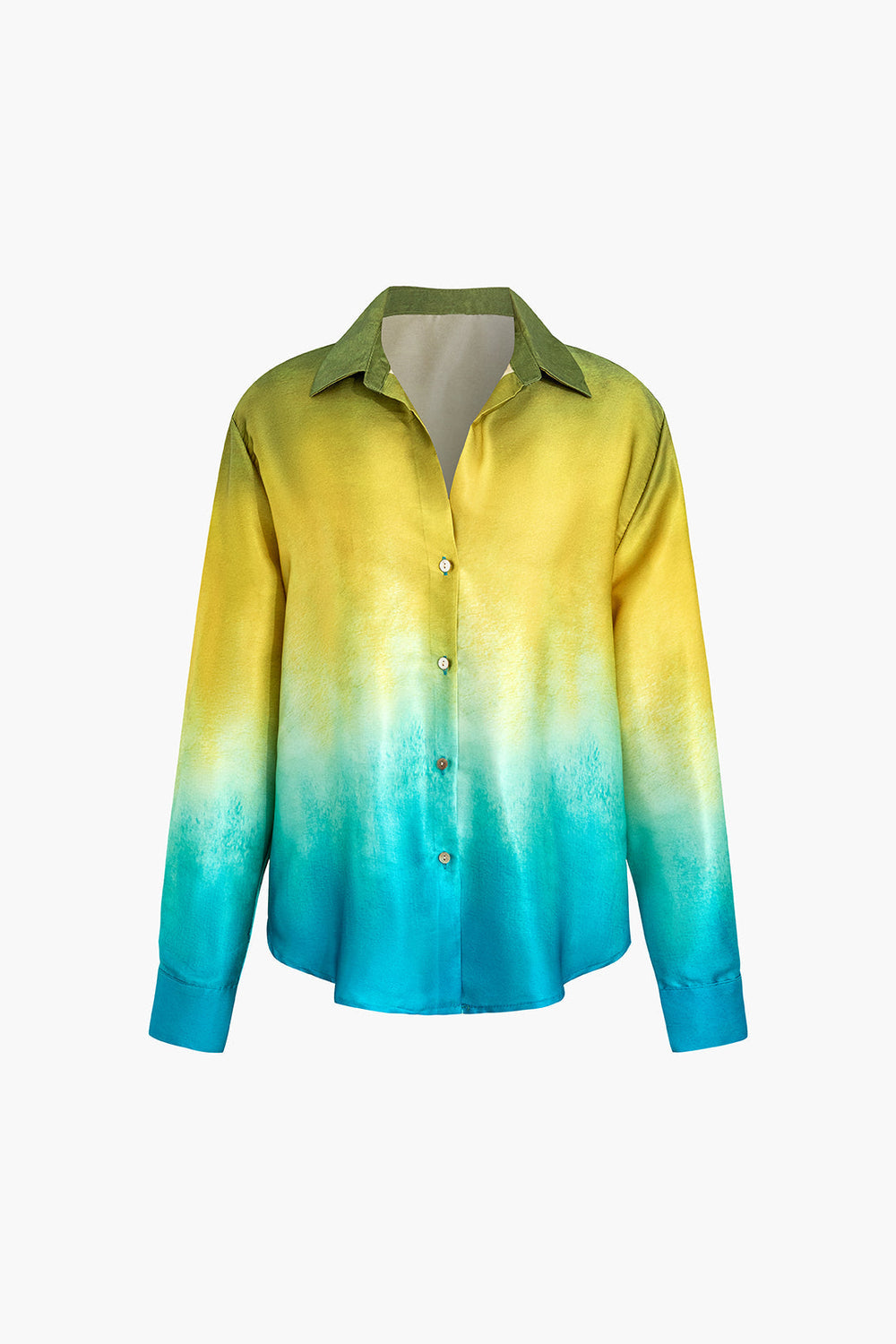 Sorcha - Stijlvolle Ombre Touch Dames Langemouwen Shirt