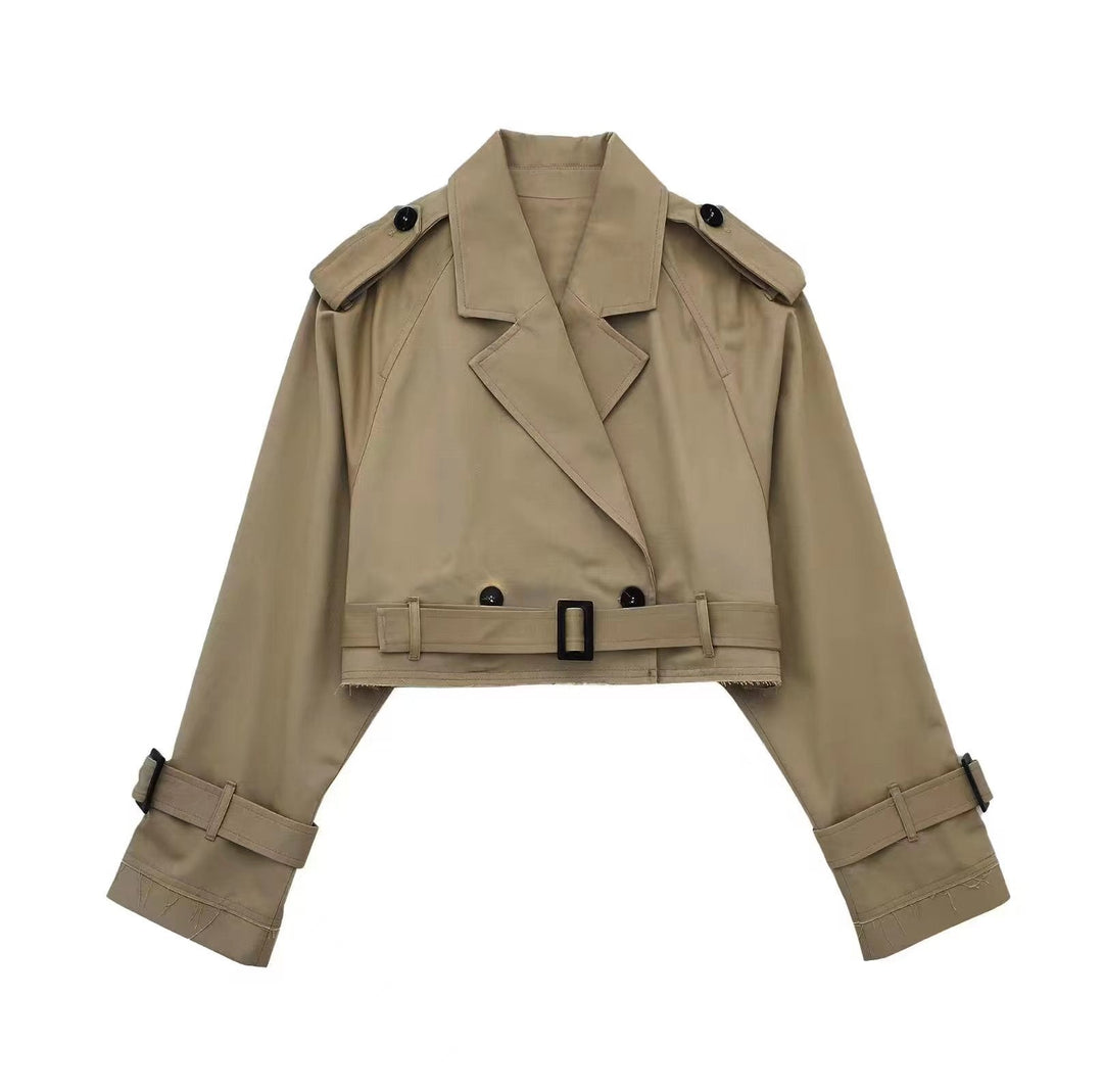Heidi | Kurzer Trenchcoat | Zeitlose Eleganz und Moderner Chic