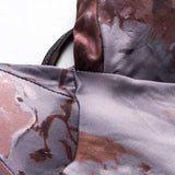 Tie Dye Rugloze Bandjes Bustier Mini Jurk