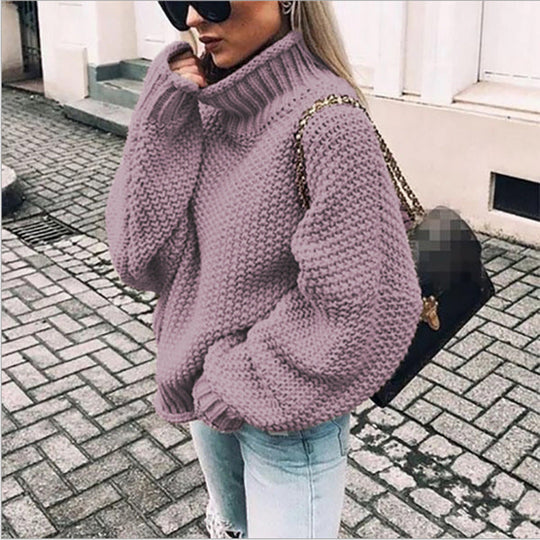 Dames Oversized Chunky Gebreide Coltrui