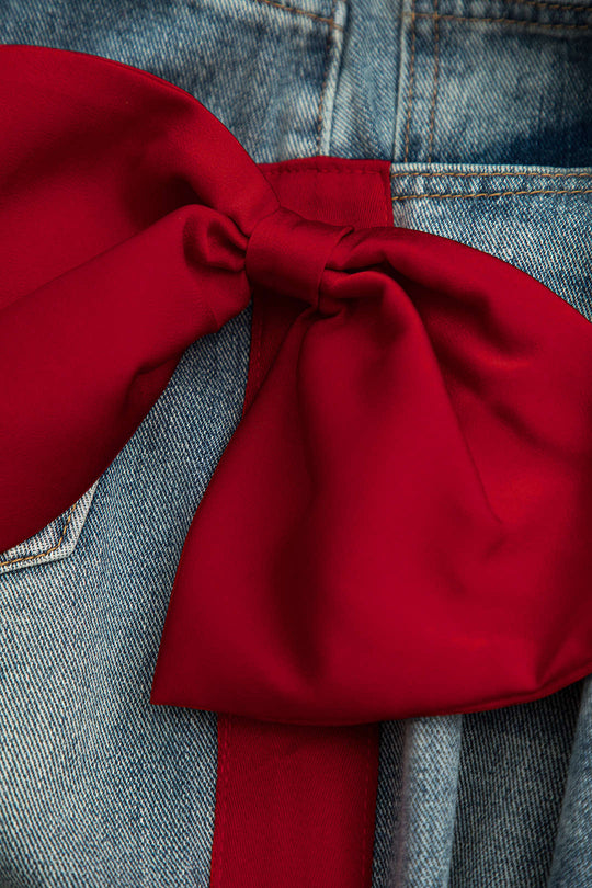 Jeans met Strikdetail