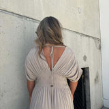 3 Maxi Jurk met Split V-hals