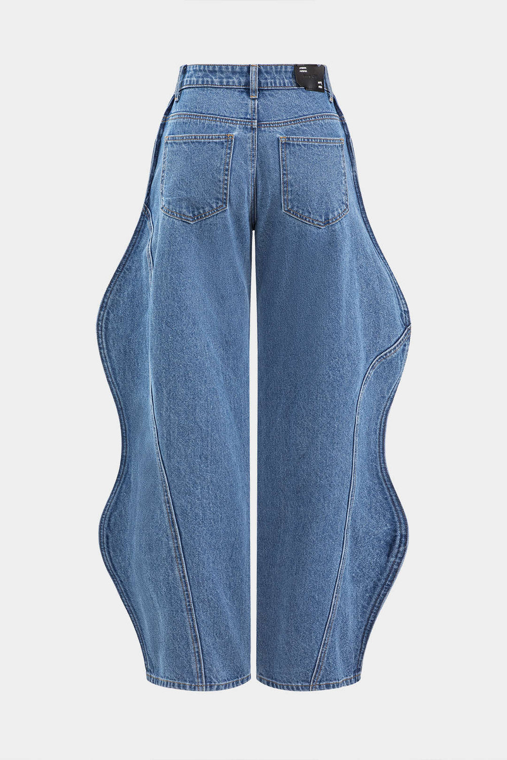 Golf Been Hoge Taille Barrel Jeans