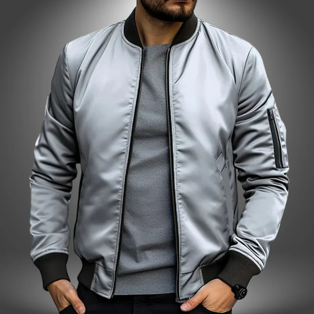 Lichte Bomberjack voor Heren | Casual Windbreaker Stijl | Comfortabele & Functionele Jas