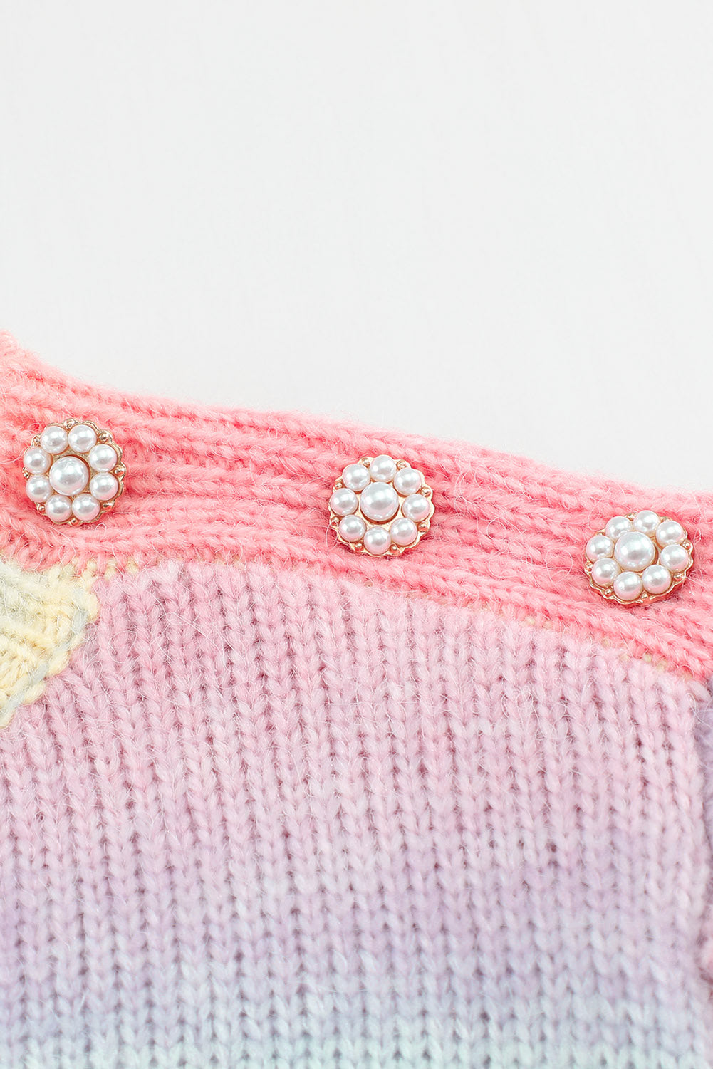 Gradient Strepen Bisschops Mouw Trui | Elegant & Comfortabel