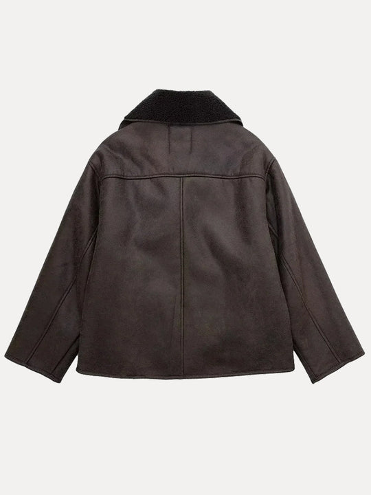 Oversized Damesjack met Kunstbont | Warm, Modieus en Comfortabel voor de Winter