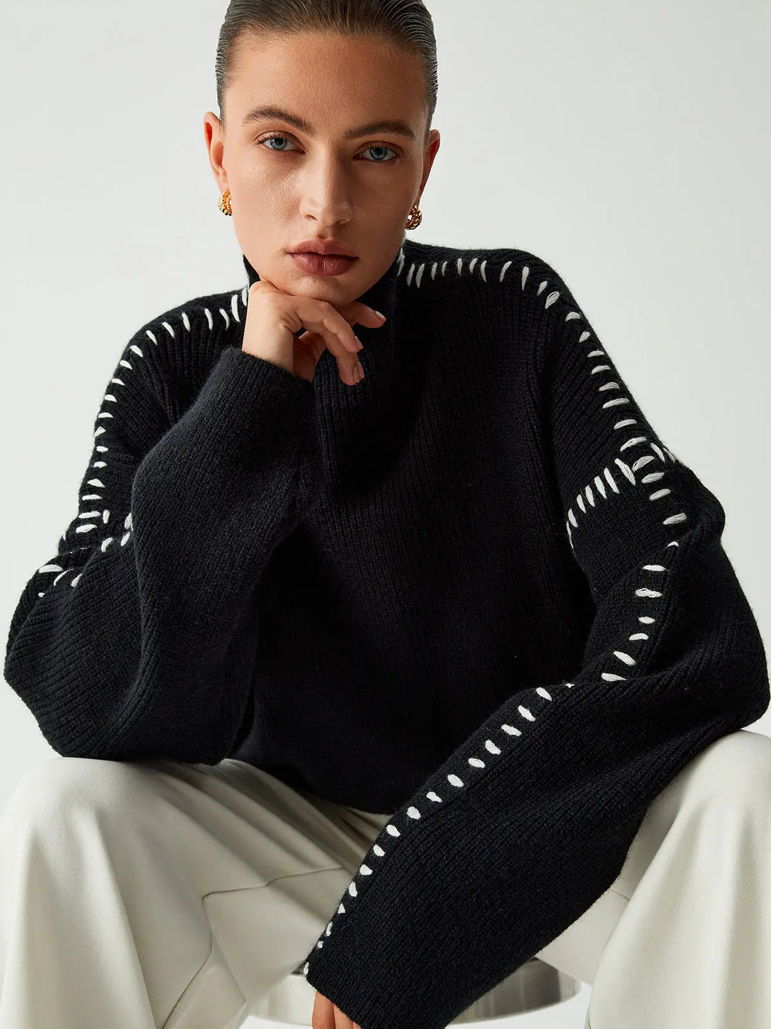 Belle - Ultra Comfortabele Oversized Design Vrouwen Sweater