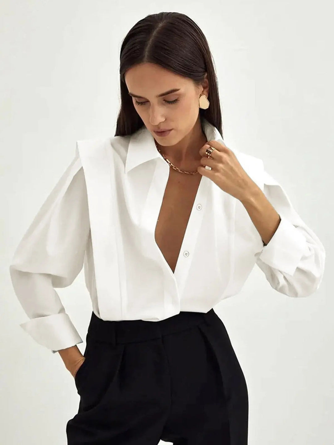 Andrea - Comfortabele & Veelzijdige Damesblouse