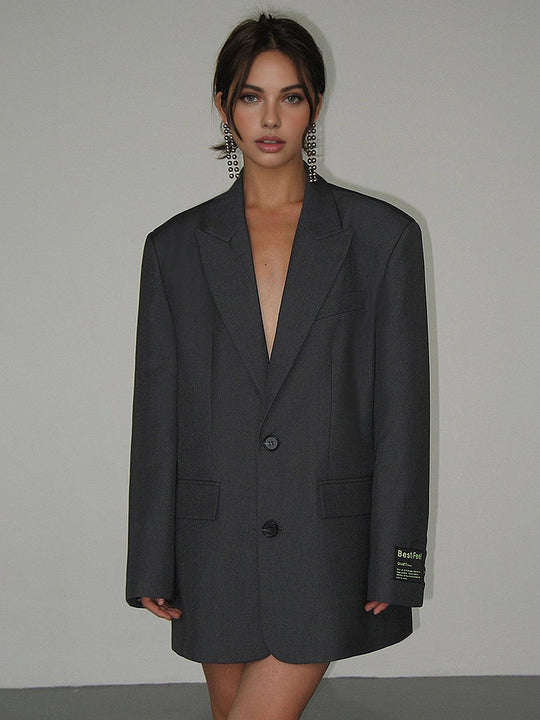Lorène - Oversized Klassieke Blazer