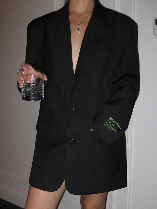 Lorène - Oversized Klassieke Blazer