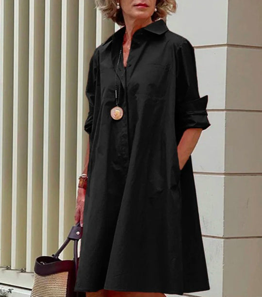 Larsa Maxi Jurk – Tijdloze elegantie met een speelse twist