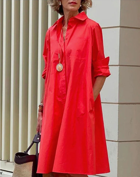Larsa Maxi Jurk – Tijdloze elegantie met een speelse twist