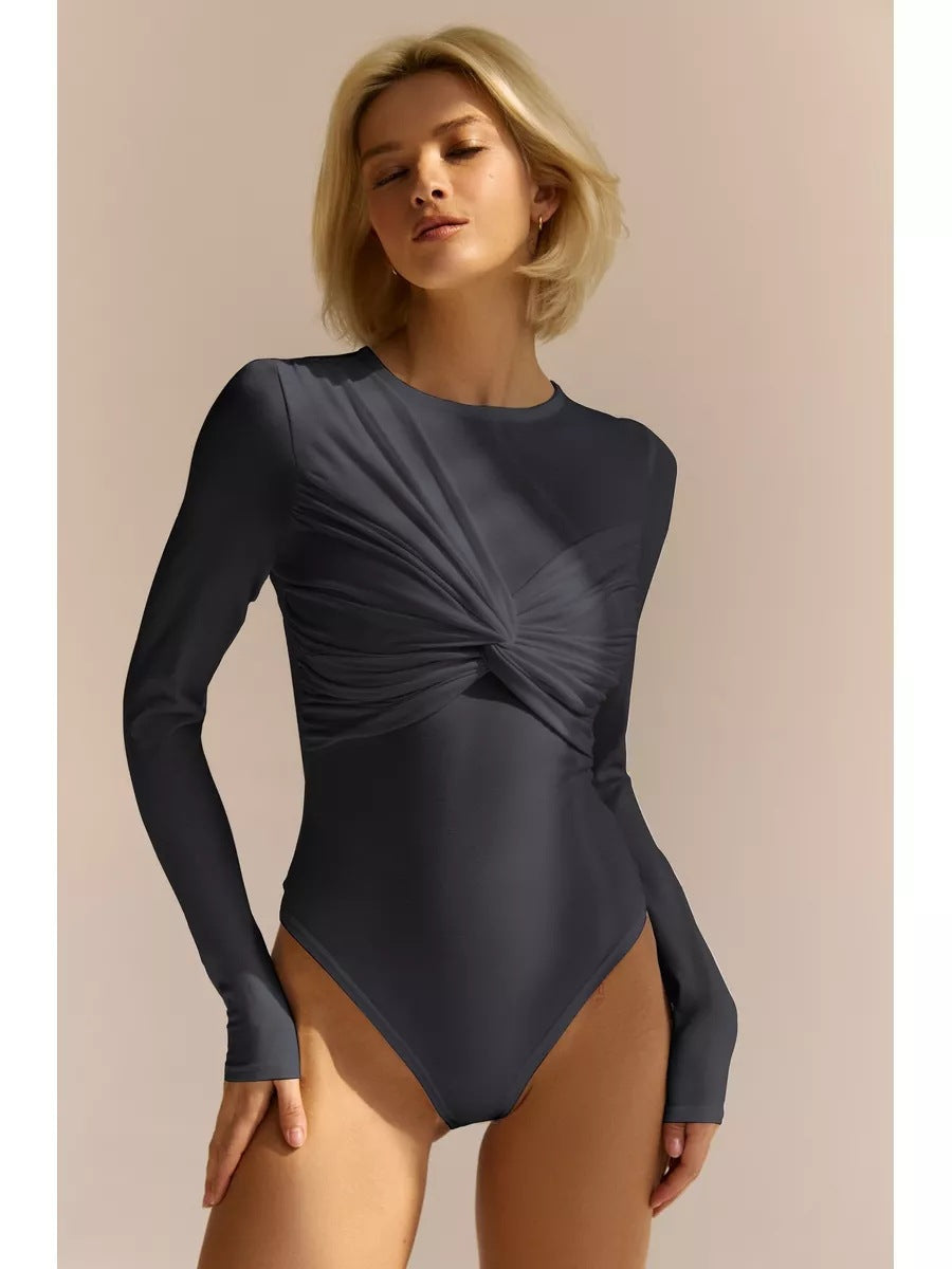 Emmanuelle - Trendy Asymmetrische Dames Bodysuit