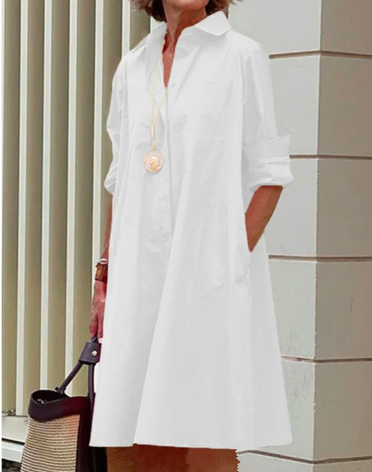 Larsa Maxi Jurk – Tijdloze elegantie met een speelse twist