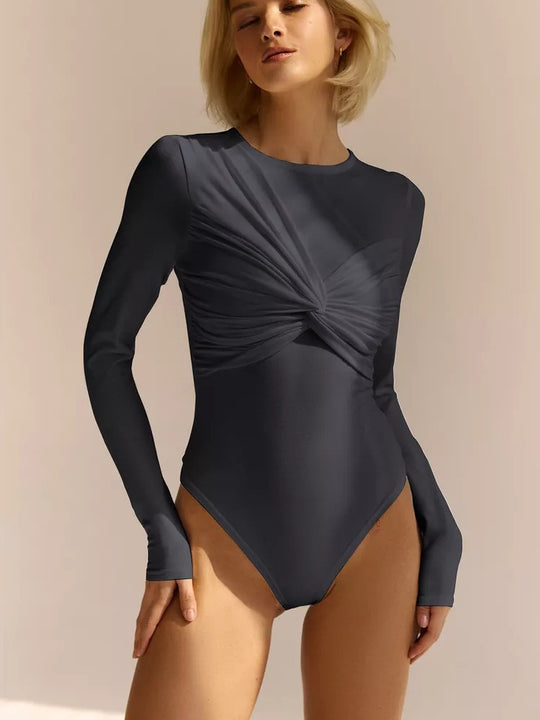 Emmanuelle - Trendy Asymmetrische Dames Bodysuit