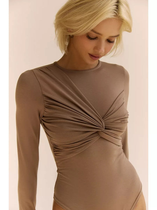 Emmanuelle - Trendy Asymmetrische Dames Bodysuit