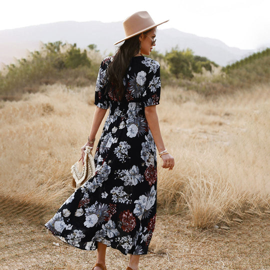 RAINA - Zomerjurk met Bloemenprint