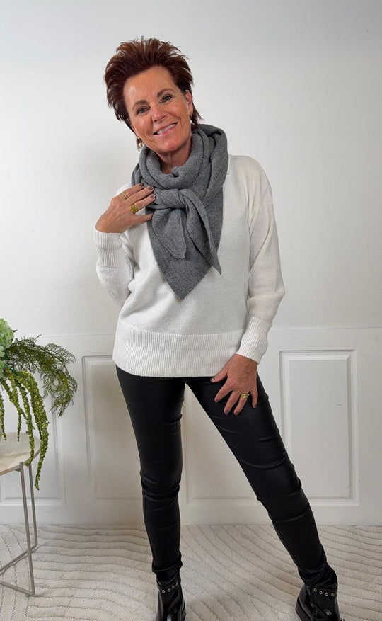 Effen Sjaal met Gladde Afwerking voor Volwassenen | Ideaal voor de Winter