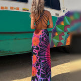 VICTOIRE - Zomerse Rugloze Jurk met Bandjes