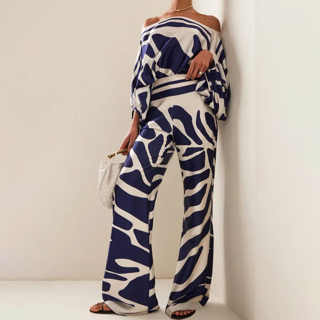 Gaelle - Elegante Tweedelige Satijnen Set