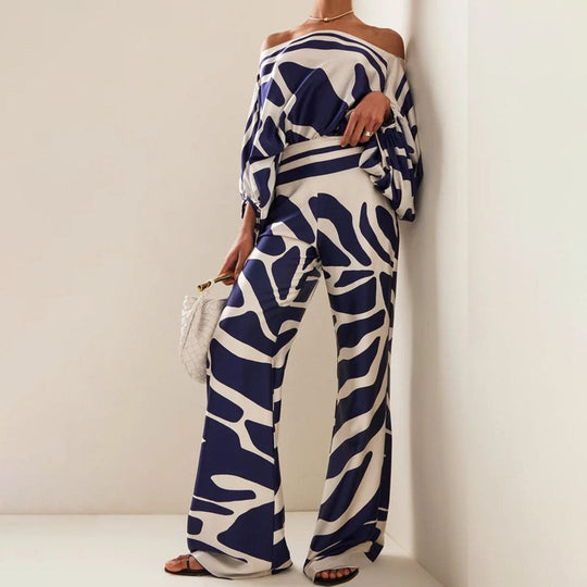 Gaelle - Elegante Tweedelige Satijnen Set