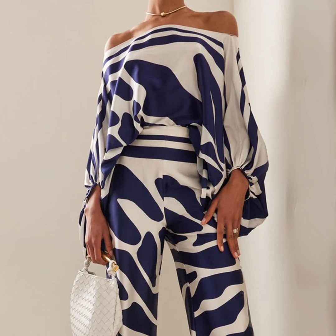 Gaelle - Elegante Tweedelige Satijnen Set