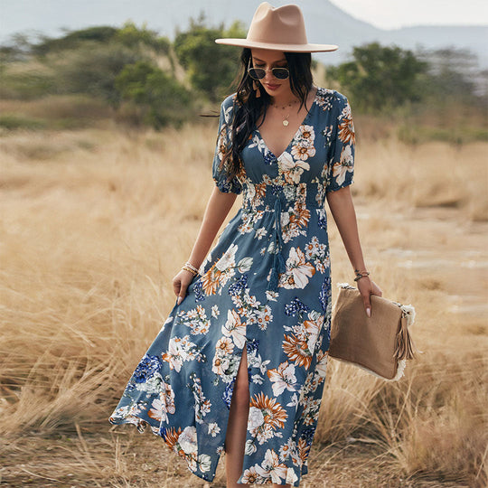 RAINA - Zomerjurk met Bloemenprint