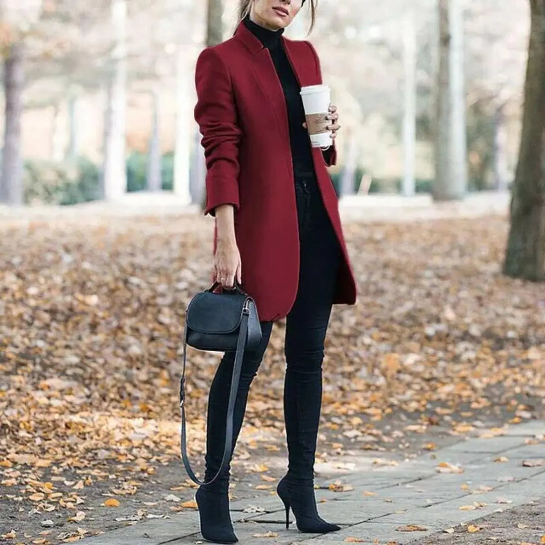 Adele - Tijdloze Winter Chic Damesmode Jas