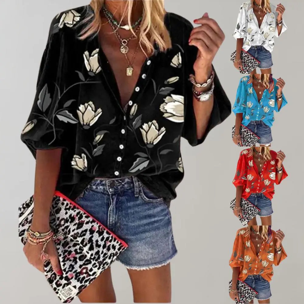 Bijou - Chic Mouwloos Patroon Dames Zomer Top