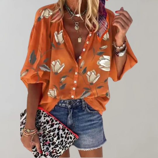 Bijou - Chic Mouwloos Patroon Dames Zomer Top