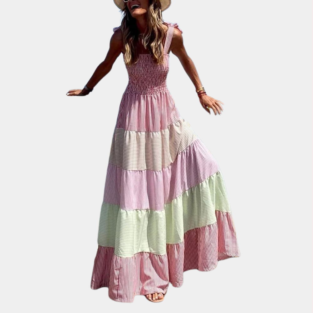 Rosalind - Dames Maxi-jurk in Meerdere Kleuren