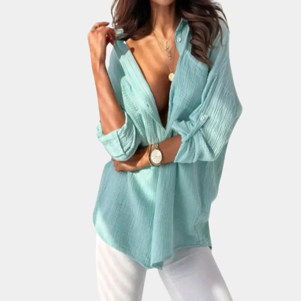Rhiain - Chic Casual Look Dames Zomer Blouse