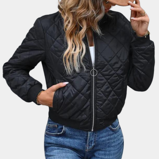 Bomber-overgangsjack voor dames | Doorlopende rits