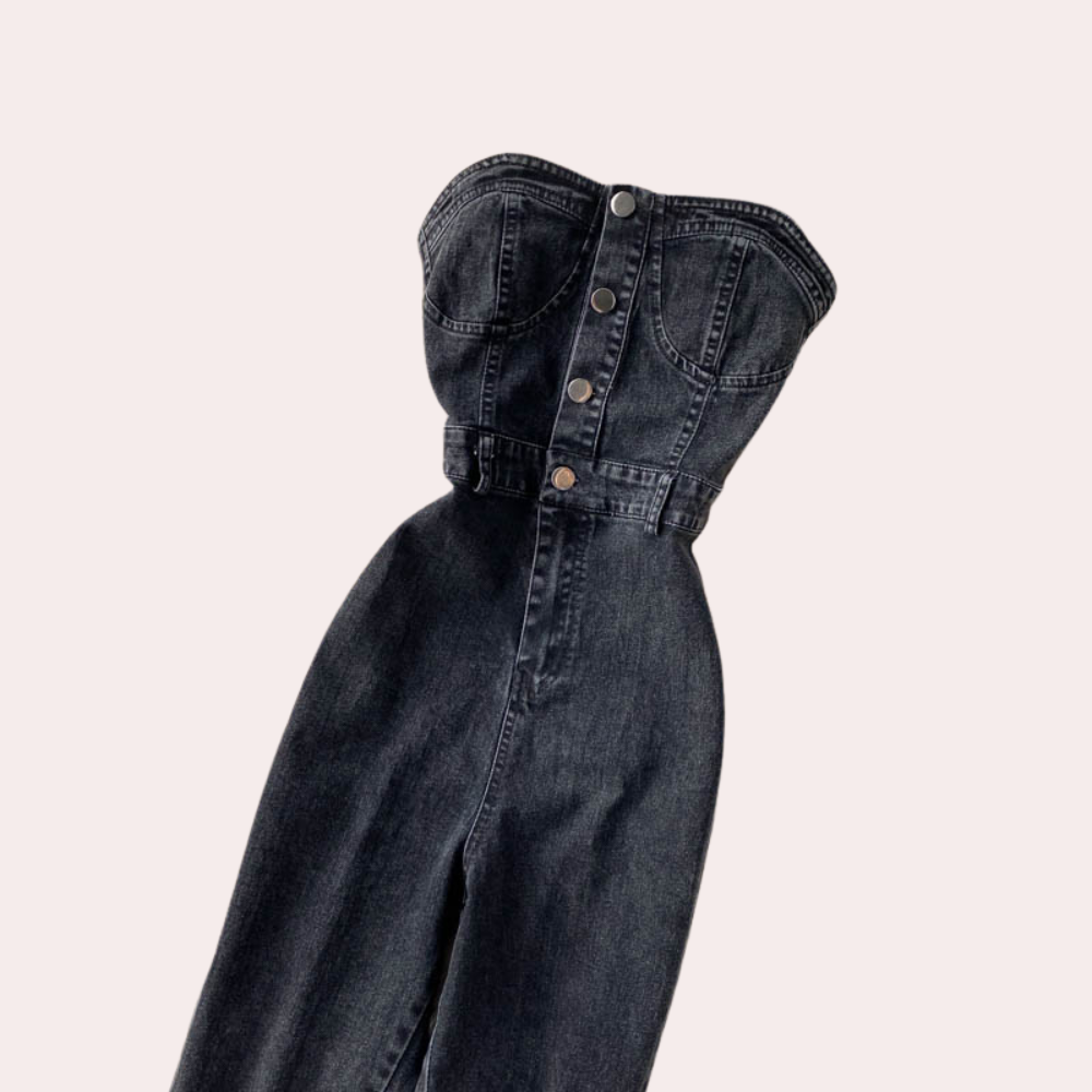 Selma - Dames Strapless Jumpsuit