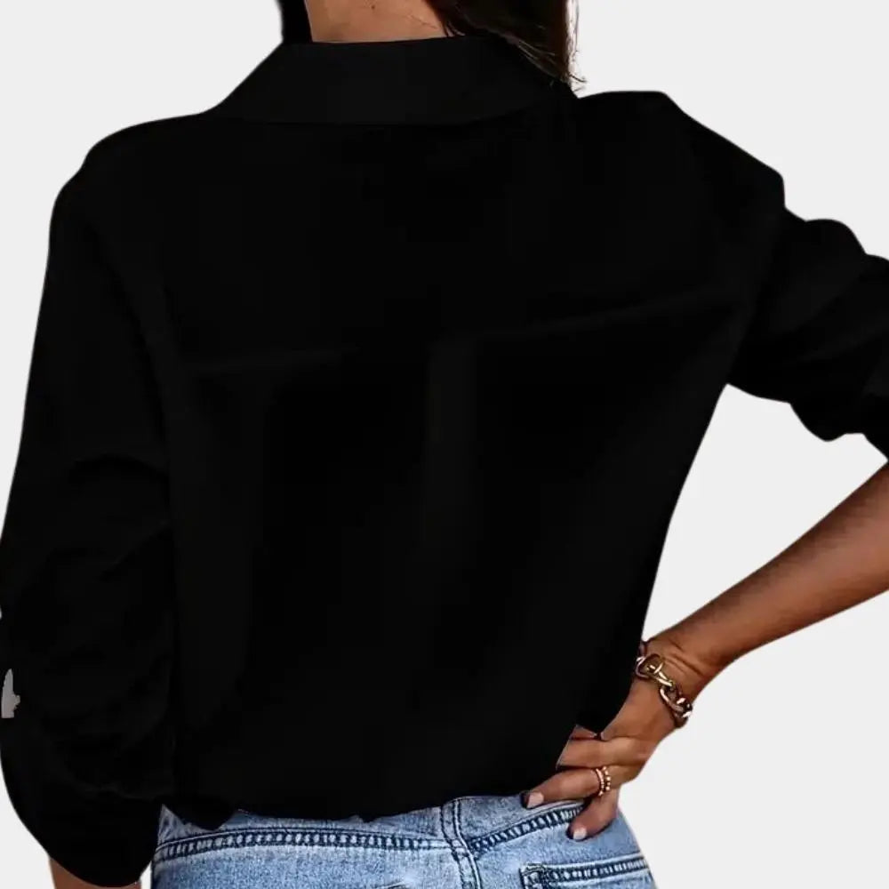 Petronella - Chic Blouse met Lange Mouwen voor Dames