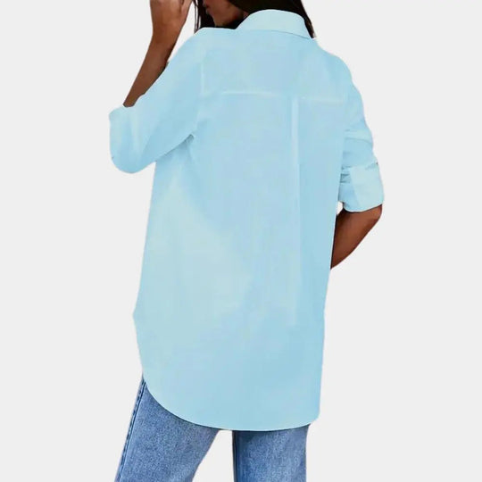 Petronella - Chic Blouse met Lange Mouwen voor Dames