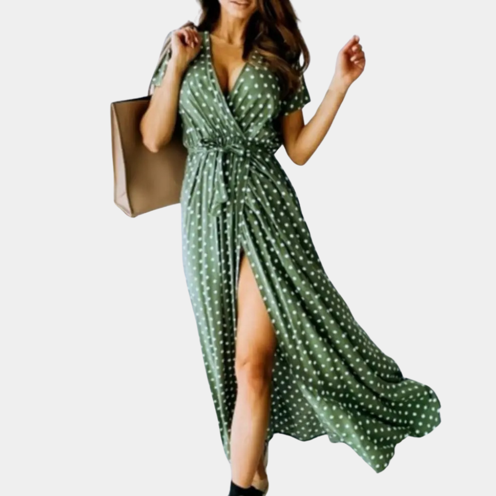 Shine - V-hals Maxi-jurk voor Dames