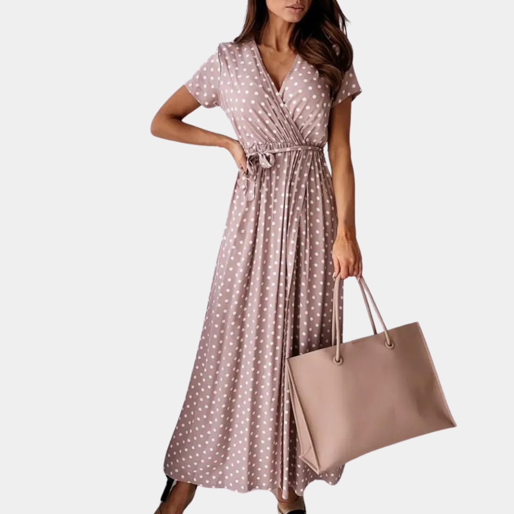 Shine - V-hals Maxi-jurk voor Dames