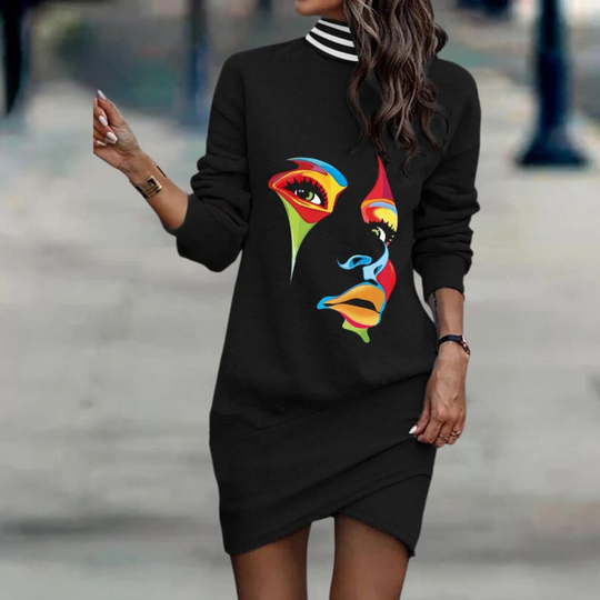 Venetia - Casual Dames Jurk met Print