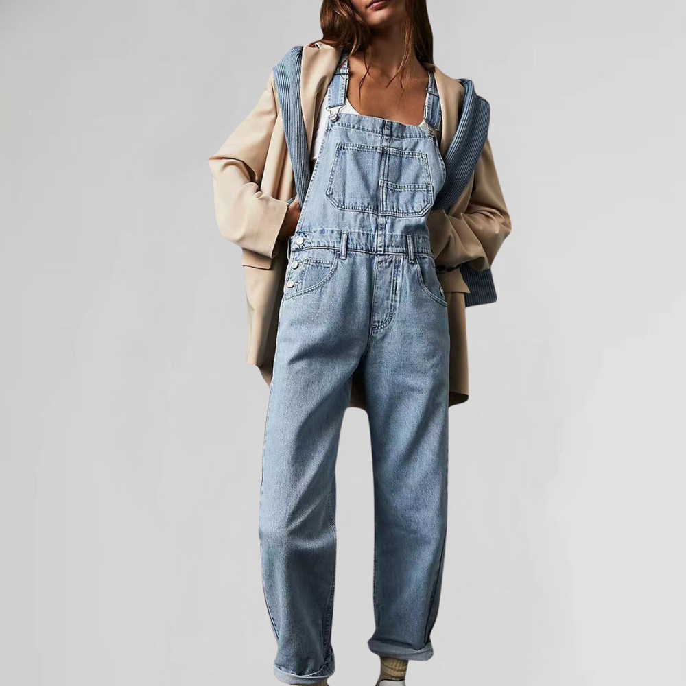 Valeria - Stijlvolle denim jumpsuit voor dames