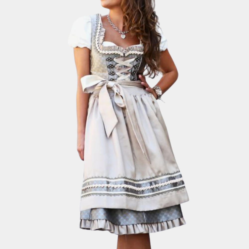 Zelie - Exclusieve Traditionele Oktoberfest Jurk voor Dames met Schort" 

Rewritten Title: "Zelie - Luxe Traditionele Oktoberfest Jurk voor Dames met Schort