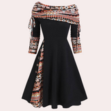Winona - Dames Off Shoulder Verstelbare Jurk