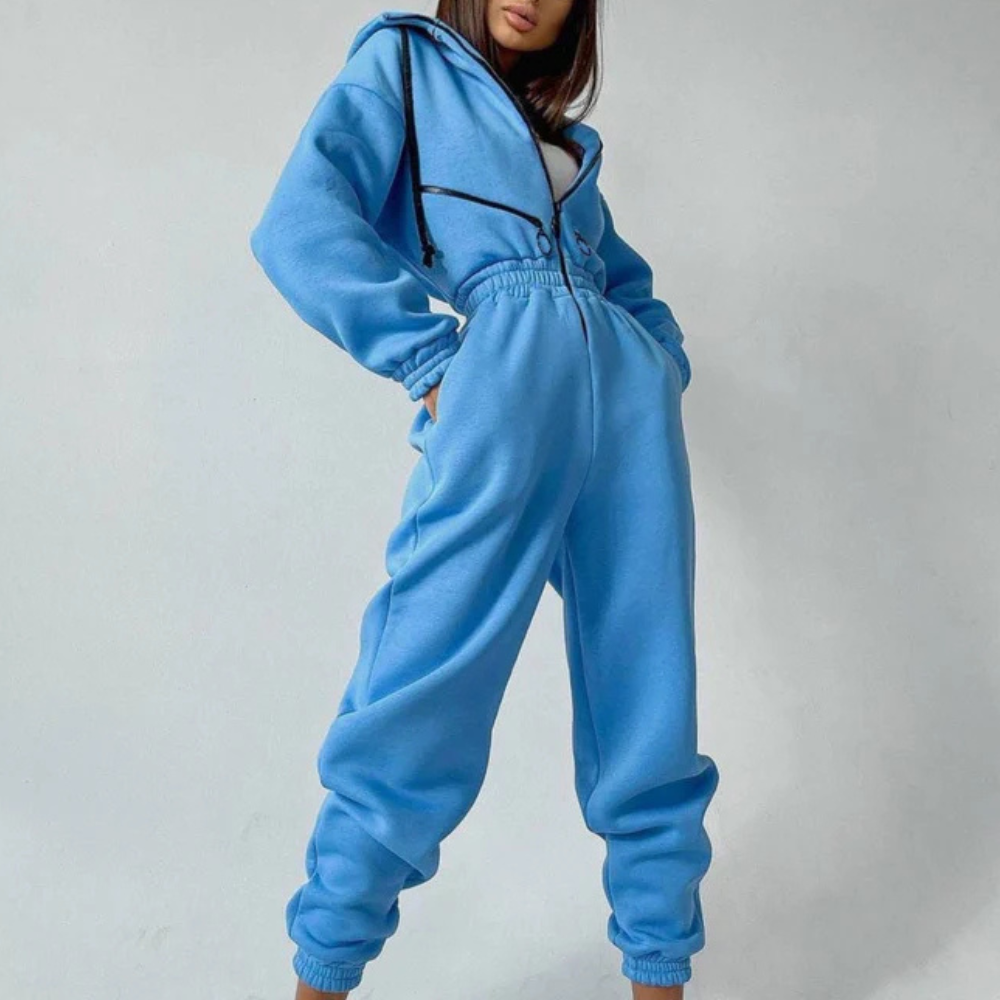 REBECCA - Functionele Dames Jumpsuit met Kap