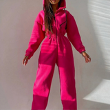 REBECCA - Functionele Dames Jumpsuit met Kap